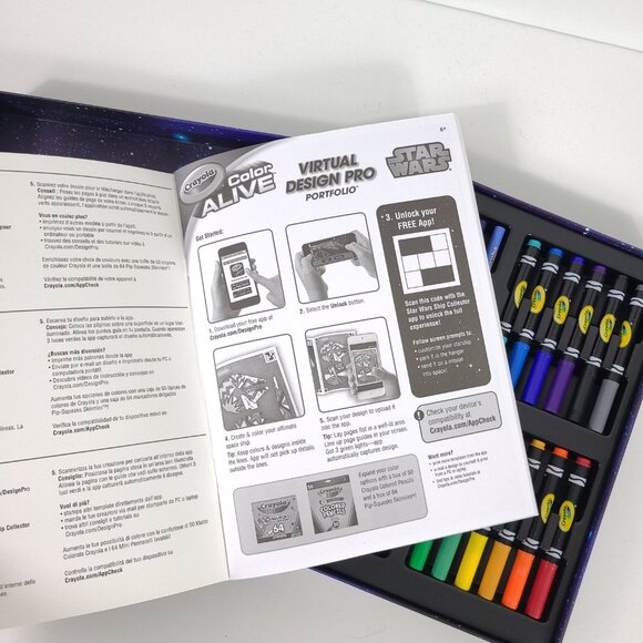 Star Wars Crayola Coloring Book Art Set - Picture 7 of 8